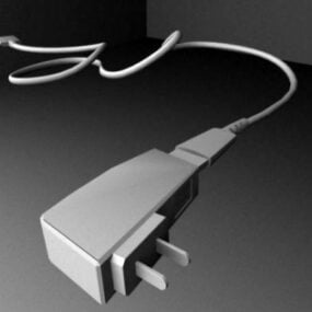 Cell Phone Travel Charger 3d model