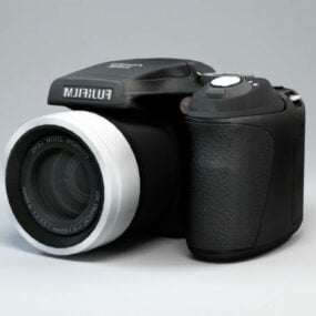 富士フイルム Finepix S5800 デジタル カメラ 3D モデル
