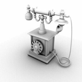 Old Style Classic Telephone 3d model