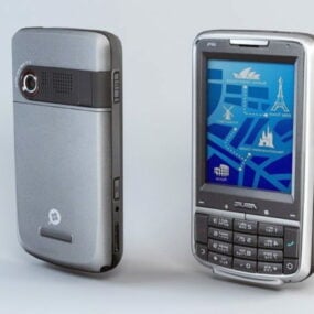 华硕P526 Pda手机3d模型