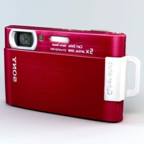 Sony Cybershot Dsc-t200 Digital Camera 3d model