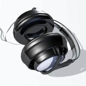 大录音室耳机 3d模型