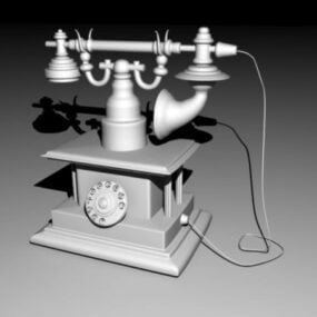 Vintage telefon 3D model