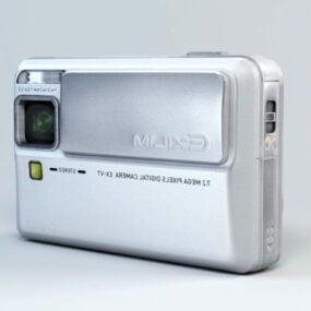 كاميرا رقمية Casio Exilim Ex-v7 نموذج ثلاثي الأبعاد