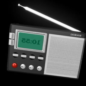 Mini Pocket Radio 3d modell