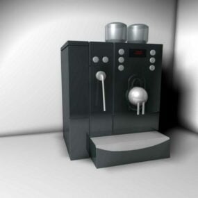 Model 3D maszyny do robienia cappuccino