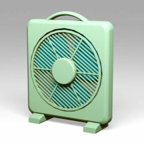 Green Box Fan 3d model