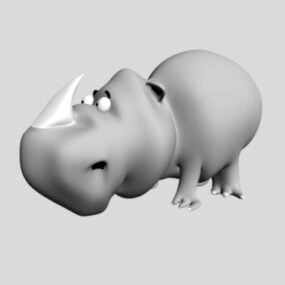 卡通 Rhino 3d 模型