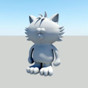 3d модель мультяшного кота