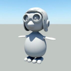 Pororo The Little Penguin 3d-malli