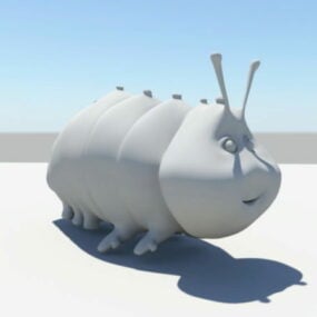 Cartoon Caterpillar 3d model