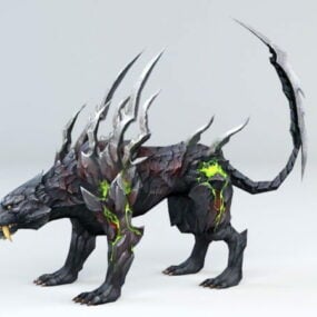Demon Panther 3d-modell
