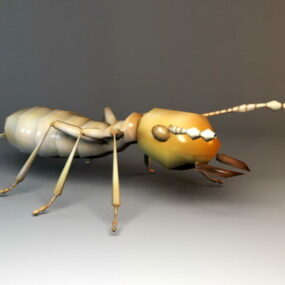 Animated Ant Rig 3d model
