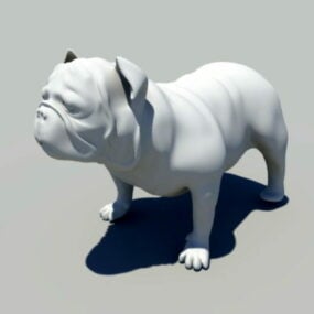 Bulldog 3d-modell