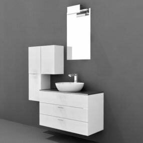 Small Modern Bathroom Vanities 3d model