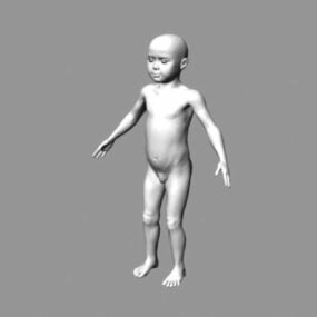مدل سه بعدی کودک