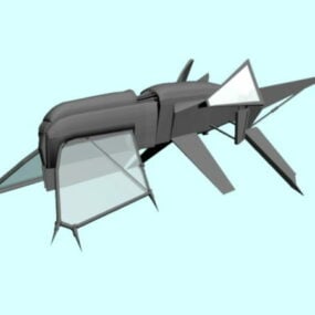 Space Starfighter 3d model