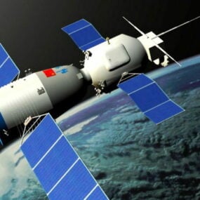 Russian Soyuz Spaceship 3d model