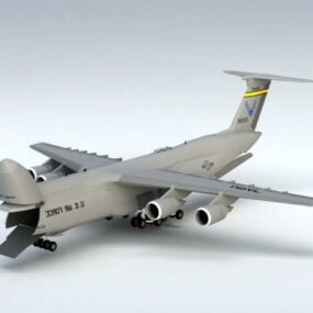 C-5mギャラクシー航空機3Dモデル