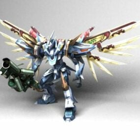 Traje móvil Gundam Zz modelo 3d