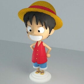 Monkey D. Luffy 3D-model