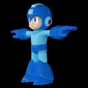 Mega Man Rockman 3d-modell