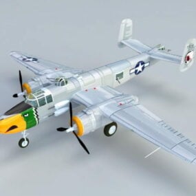 B25 Mitchell Bomber 3d model