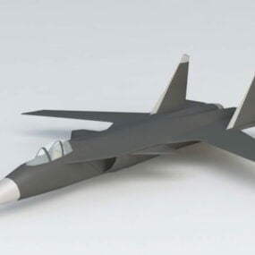 Su-47 Fighter Jet 3d model