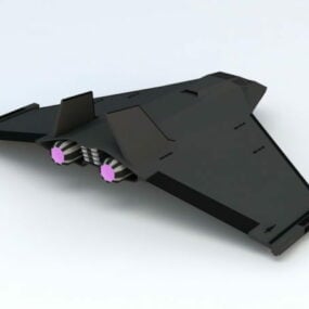 الخيال العلمي نموذج مقاتلة التفوق الفضائية 3D