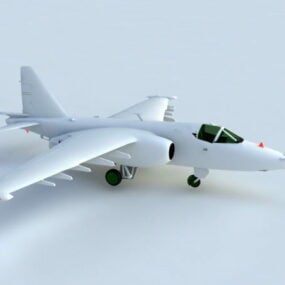 苏霍伊Su-25 3d模型