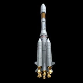 Lanzamiento de Ariane 4 modelo 3d