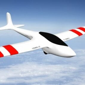 نموذج طائرة بسيطة 3D