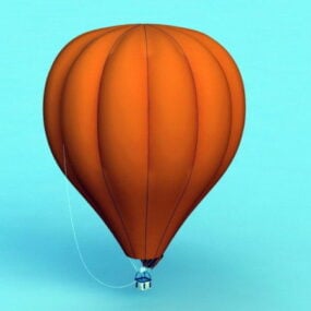 Modelo 3D de balão de ar quente