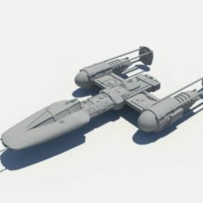 Mô hình 3d Starfighter cánh Y