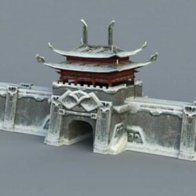 Kar Şehir Duvarı 3d modeli