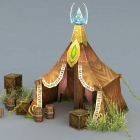 3D model elfího stanu