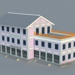 Arkitektur Cg representation 3d-modell
