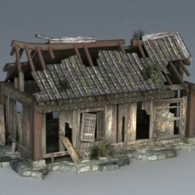 Broken House 3d model