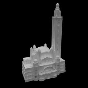Gothic Side Wing Of Church 3d model