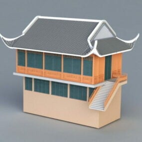 Old Store Building 3d model