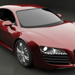 Audi R8 Spor Araba 3D modeli