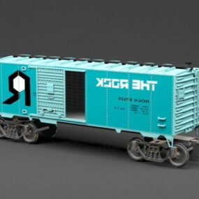 نموذج عربة القطار ثلاثي الأبعاد
