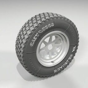 דגם Goodyear Wheel 3D