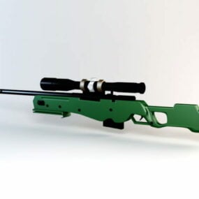 Small Sniper Rifle 3d model