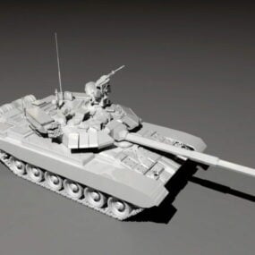 Venäläinen T90 Tank 3d malli