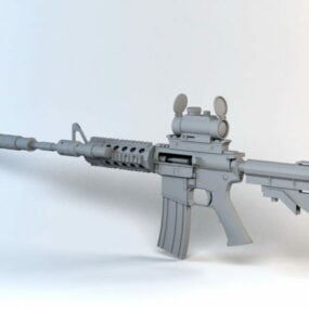M4a1 Carbine Assault Rifle 3d model