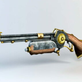 Steampunk Rivet Gun مدل سه بعدی