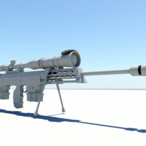 Tactical Sniper Rifle 3d model