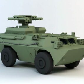 Anti-tank Missile Launcher Vehicle 3d-modell
