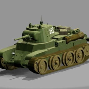 BT7 Tankı 3d modeli